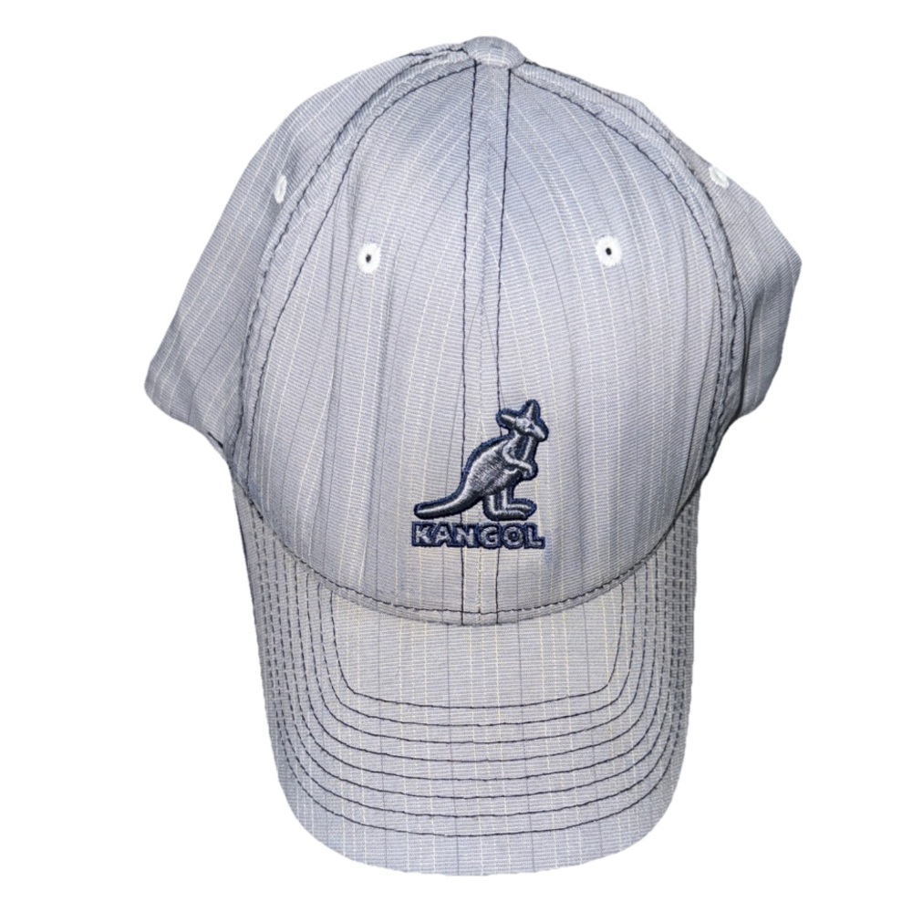 Kangol Flex Fit Cap Light Blue Jean With Embroidered Logo Men’s SM/MD